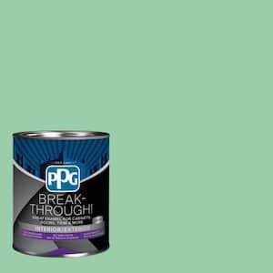 1 qt. PPG1226-4 Heath Green Semi-Gloss Door, Trim & Cabinet Paint