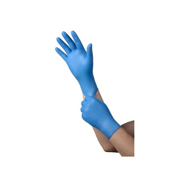 4 Mil Blue Nitrile Powder-Free Extra Large 100 Gloves Per Box