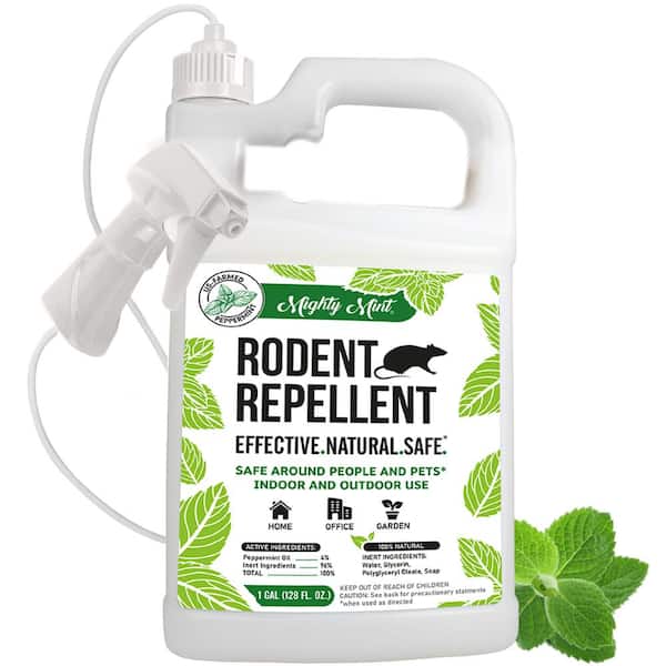 Mighty Mint Gallon (128 oz.) Rodent Natural Peppermint Oil Spray - Non Toxic
