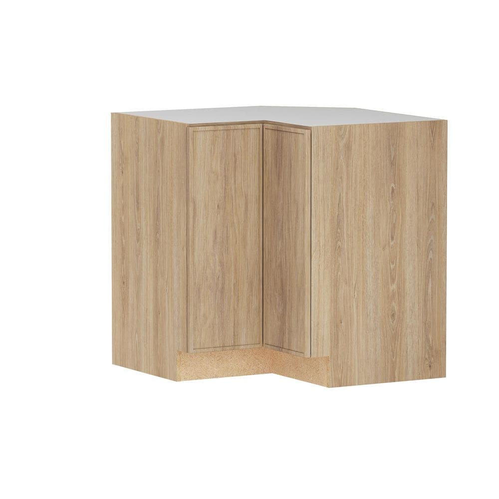 Designer Series Renly 36 in. W x 24 in. D x 34.5 in. H Assembled Slim Shaker EZ Corner Base Kitchen Cabinet in Sandstone price history on PriceWatchPro