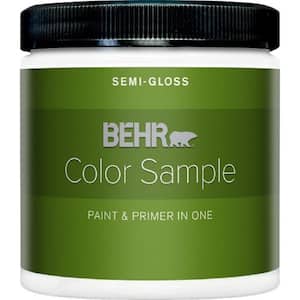 8 oz. Medium Base Semi-Gloss Interior/Exterior Paint Color Sample
