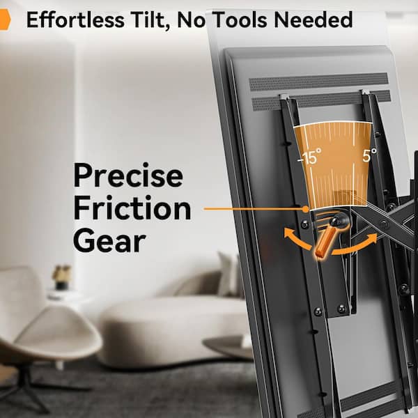 Sanus 42 to 90-in Tilt Wall TV Mount Fits TVs up to 90-in (Hardware Included) Sanus 42 to 90-in Tilt Wall TV Mount Fits TVs up to 90-in (Hardware Included)