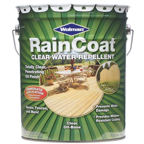 RainCoat Clear 5-gal. Oil-Based Water Repellent for Decks and Fences-DISCONTINUED