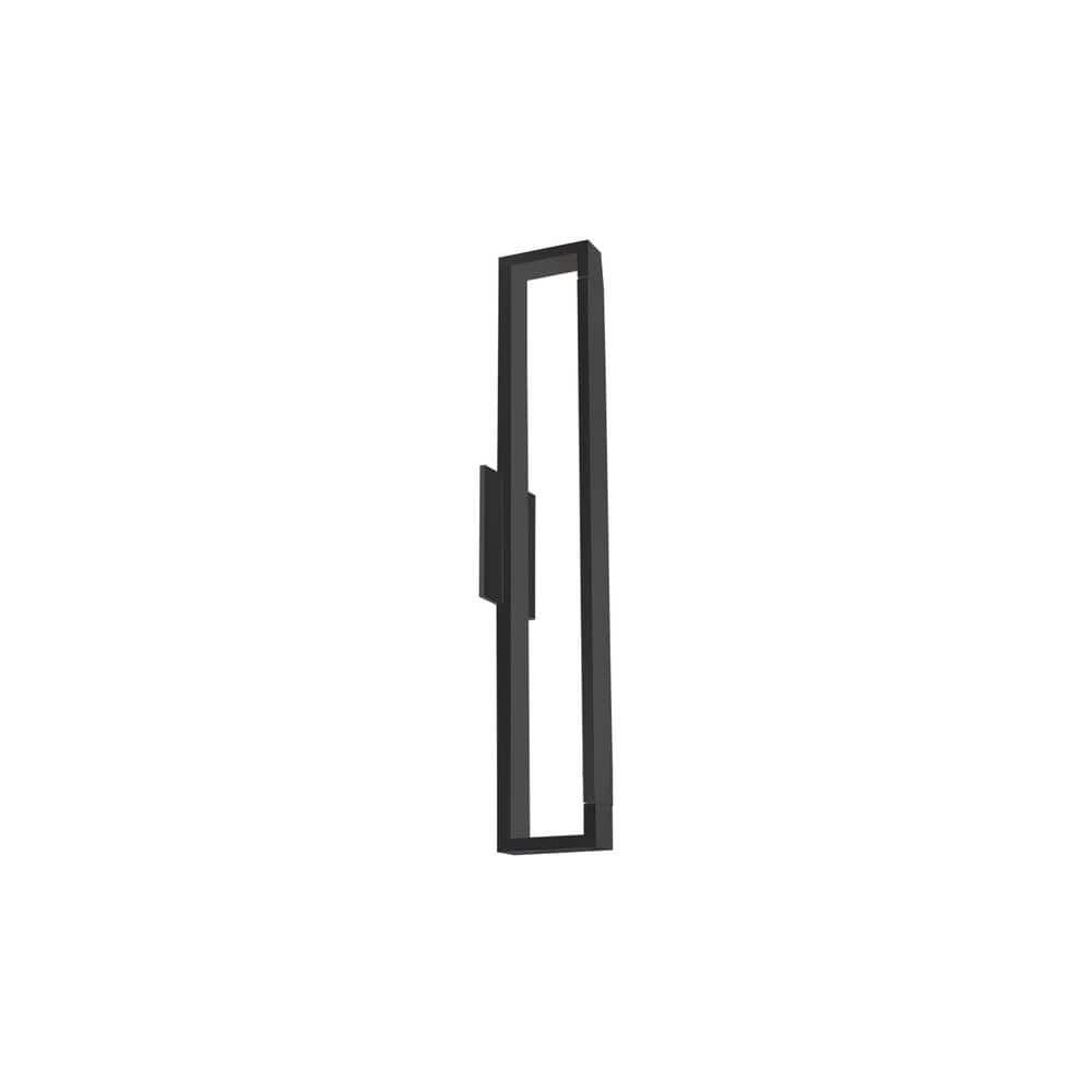 Swivel 24 in. 1-Light 26-Watt Black Integrated LED Wall Sconce price history on PriceWatchPro