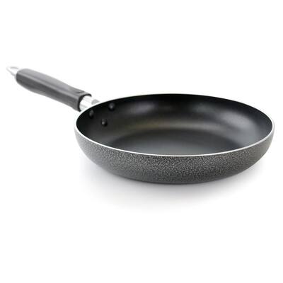 12 in. Aluminum Nonstick Frying Pan in Gray