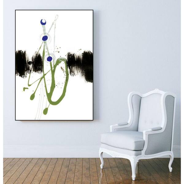 18 In X 24 In Onde Sonore 2 By Meejlau Framed Wall Art Ct2479 14cf The Home Depot