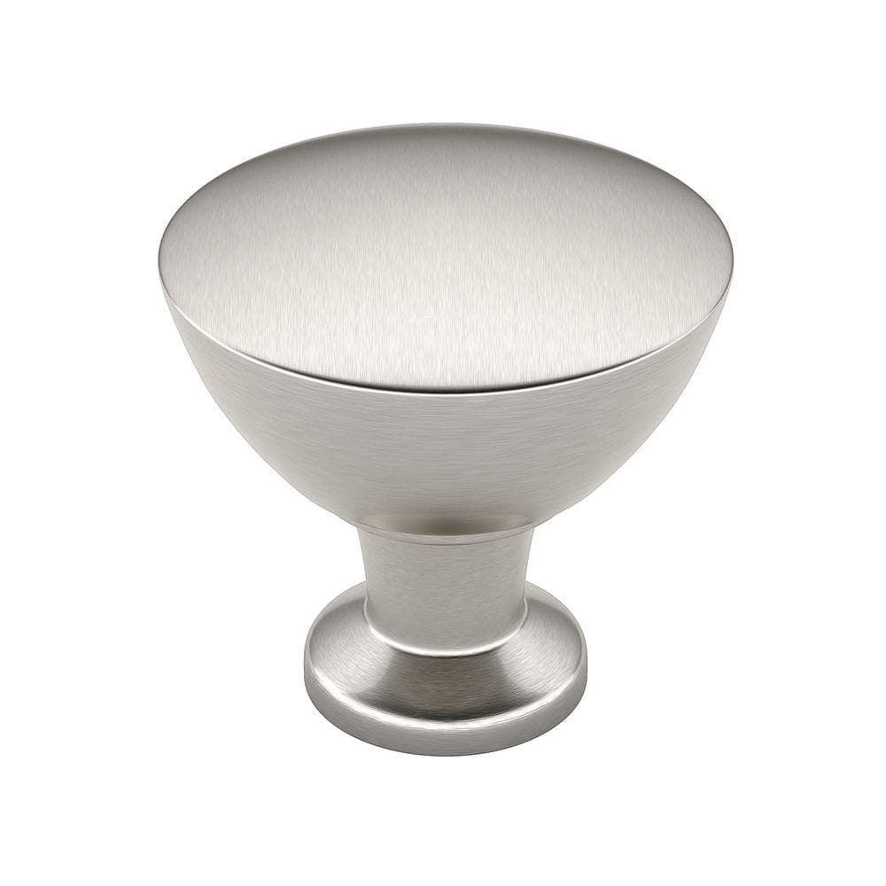 Acadia Collection 1-5/16 in. (34 mm) Modern Brushed Nickel Round Cabinet Knob price history on PriceWatchPro