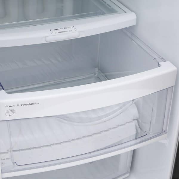 Ge 25 3 Cu Ft Side By Side Refrigerator In Slate Fingerprint Resistant Gss25gmhes The Home Depot