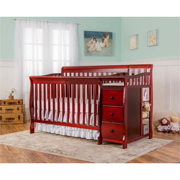 Red store baby cribs