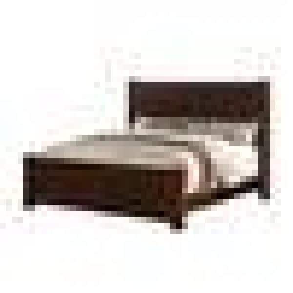 Rustic Brown King Wood Panel Bed with Headboard