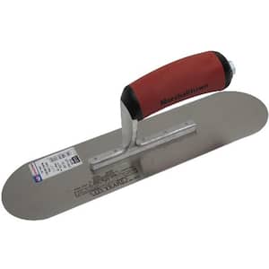 12 in. x 3-1/2 in. Pool Trowel - Curved DuraSoft Hdle