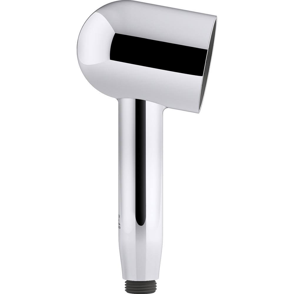 Compact Chrome Single Function Handheld Shower Head