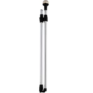 Attwood Hatch Lift Gas Strut/Spring, 9.5 - 15, 10mm Socket, 90 Lbs Force,  Stainless Steel