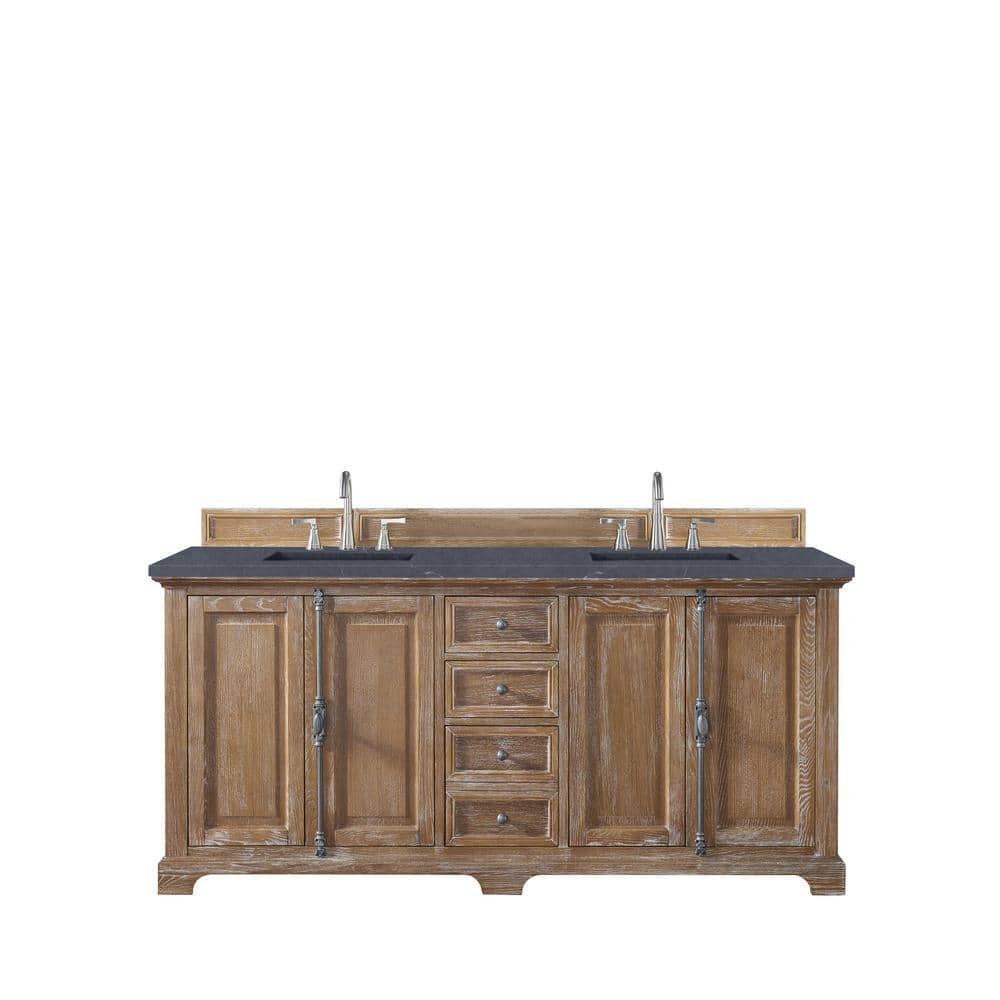 Providence 72 in. W x 23.5 in.D x 34.3 in.H Double Bath Vanity in Driftwood