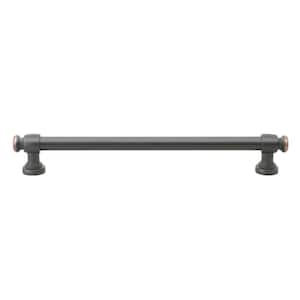 7-5/8 in. Center-to-Center Modern Solid Steel Euro Cabinet Bar Pull (10-Pack)