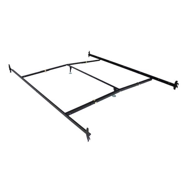 Hollywood Bed Frame Black Adjustable, How To Connect Headboard And Footboard Metal Frame