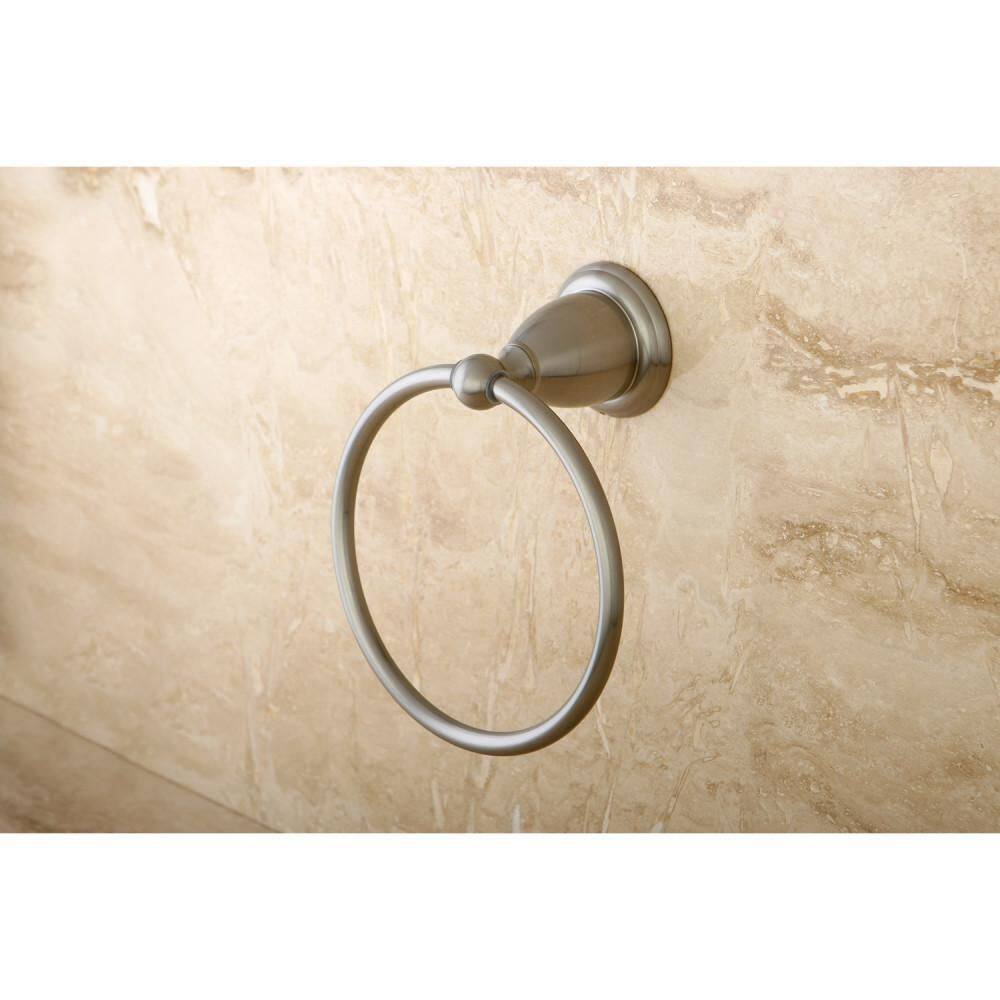 Satin Nickel Wall Mounted Towel Ring