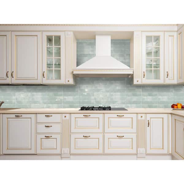 ANDOVA Austin Beaumont Glossy 3 in. x 12 in. Ceramic Subway Wall