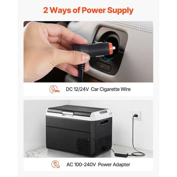 AFAIF 52.8 qt. Chest Cooler, Car Freezer Portable Refrigerator, Portable Car Refrigerator Freezer for Outdoor, Camping, RV