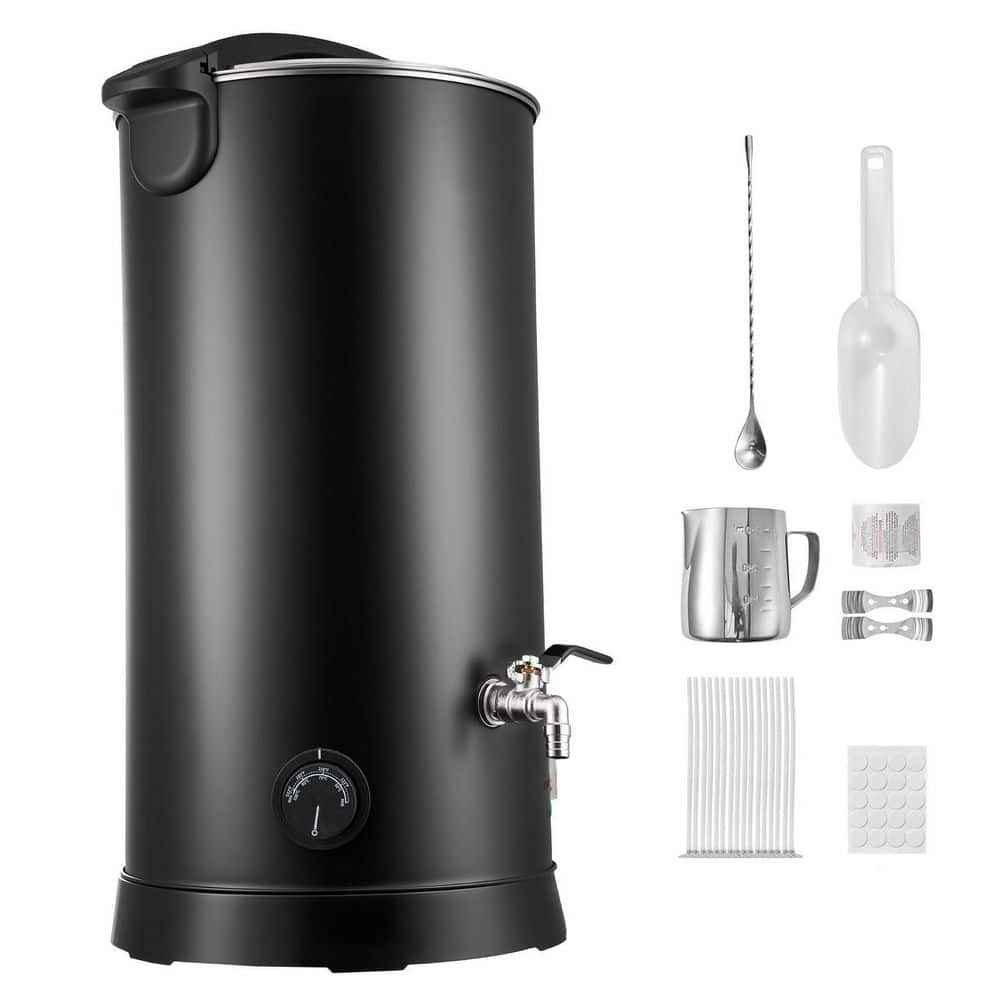 Wax Melter for Candle Making, 15.9 qt. Fast and Even Heating, with Easy Pour Spout and Temperature Control, Hourglass