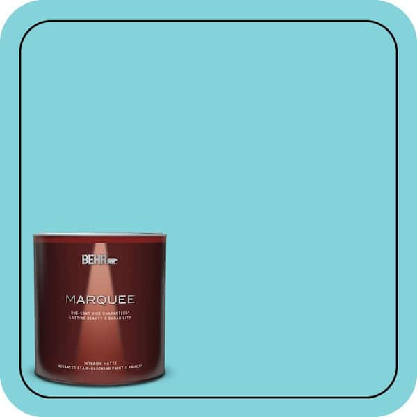 BEHR MARQUEE 1 qt. #510B-4 Cloudless Matte Interior Paint & Primer