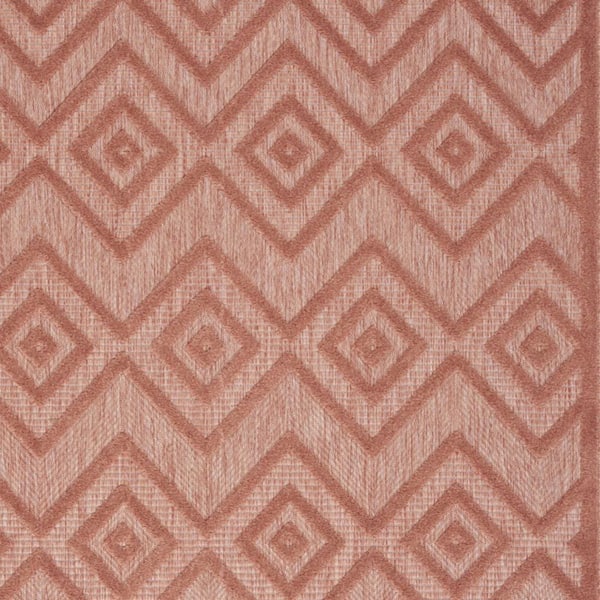 Coral 5 ft. x 7 ft. Woven Polypropylene, Polyester Indoor/Outdoor Area Rug