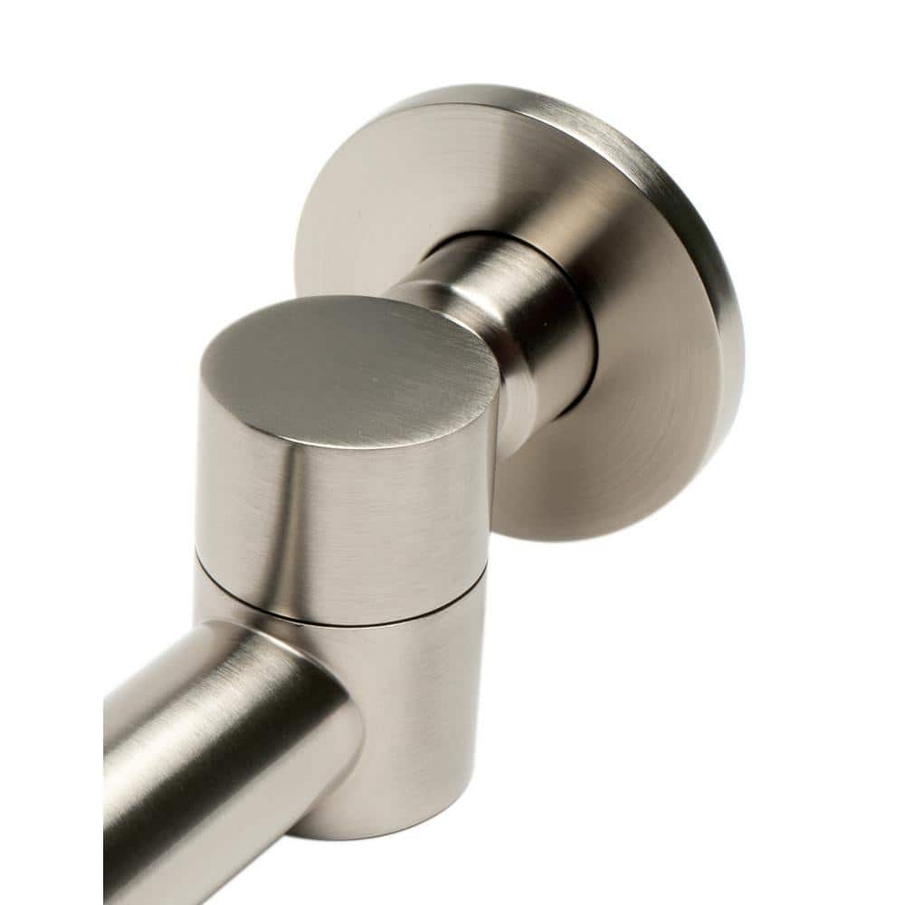 Brushed Nickel Wall Mounted Foldable Tub Spout