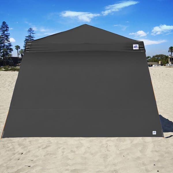12 ft. Steel Gray Sidewall, Zipper-Free, Fits E-Z UP 12 ft. X 12 ft. Angle Leg Shelter (Not Included)