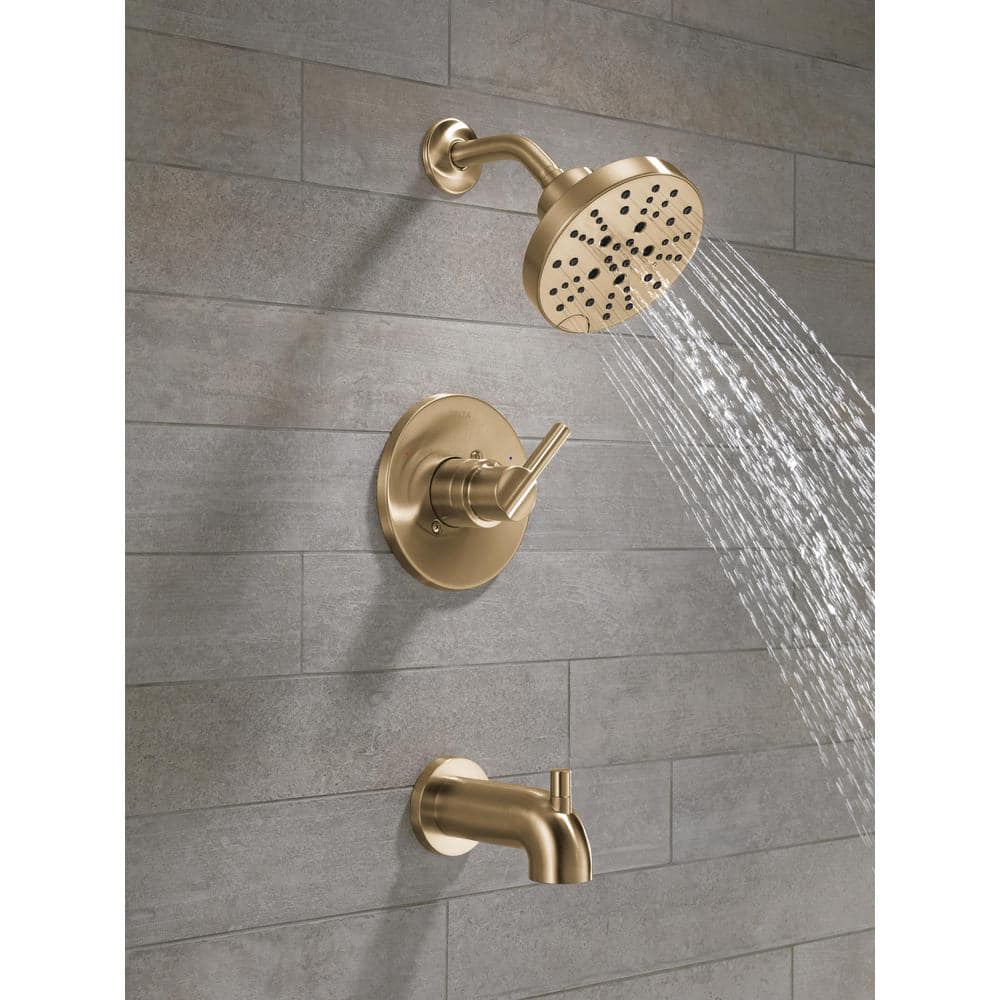 Champagne Bronze Multi-Head Wall Mounted Shower Faucet Set
