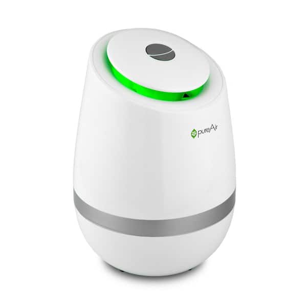 PureAir 501 Maximum 850 sq. ft. Ion Generator Filter HEPA Air Purifier in White with Active Purification