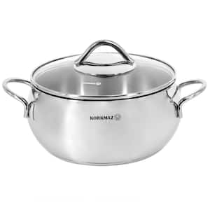Tombik 2.5 l Stainless Steel Casserole in Polished Silver