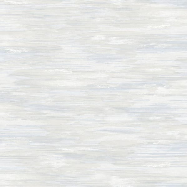 Seabrook Designs 60.75 sq. ft. Blue Mist Stria Wash Paper Unpasted Wallpaper Roll