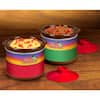 Taco Tuesday TTRDP2RD 2-Quart Fiesta Slow Cooker With Tempered Glass Lid,  Cool-Touch Handles, Removable Round Ceramic Pot 