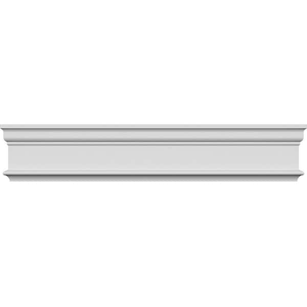 Ekena Millwork 1-1/8 in. x 127 in. x 4-5/8 in. Polyurethane Holmdel Crosshead Moulding