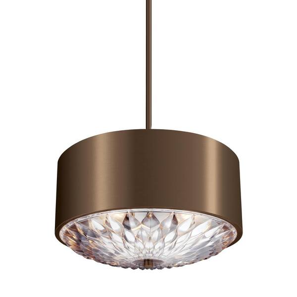 Generation Lighting Botanic 4-Light Dark Aged Brass Indoor Pendant