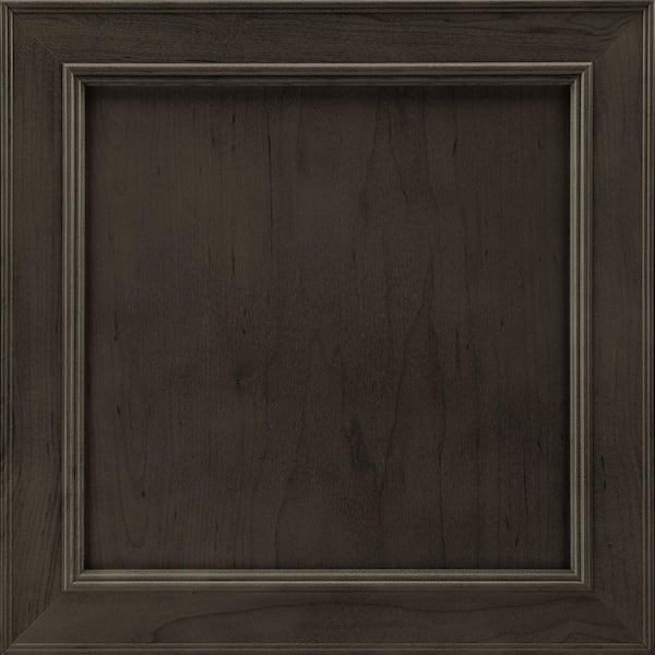 American Woodmark Brookland 11 9/16-in. W x 3/4-in. D x 11 1/2-in. H in Maple Slate Cabinet Door Sample