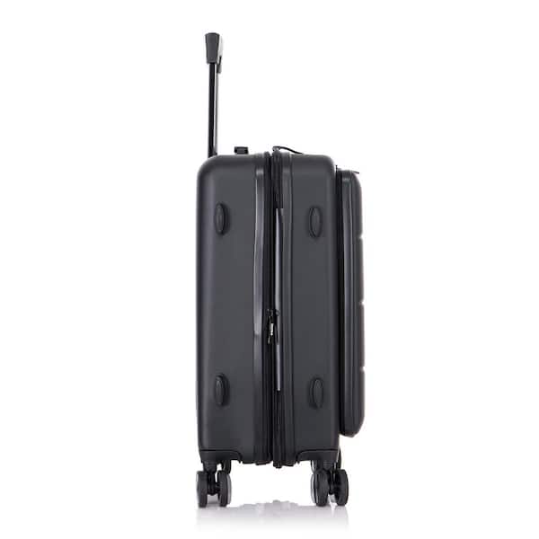 InUSA Black Lightweight Hardside Spinner 20 in. Carry- On
