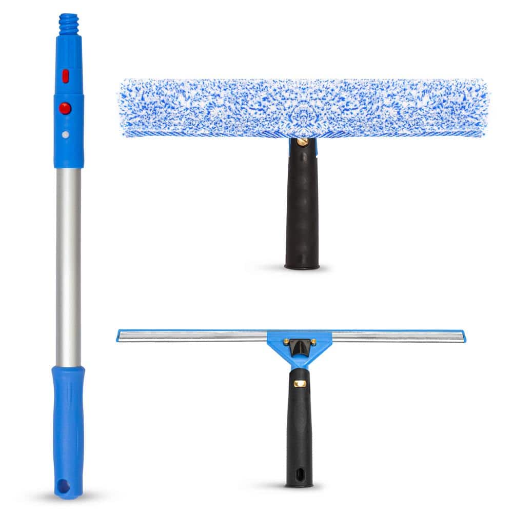 Total Pro Kit with 14 in. Swivel Squeegee, 14 in. Swivel Microfiber Scrubber and 20 in. Aluminum Pole (2-Pack) price history on PriceWatchPro