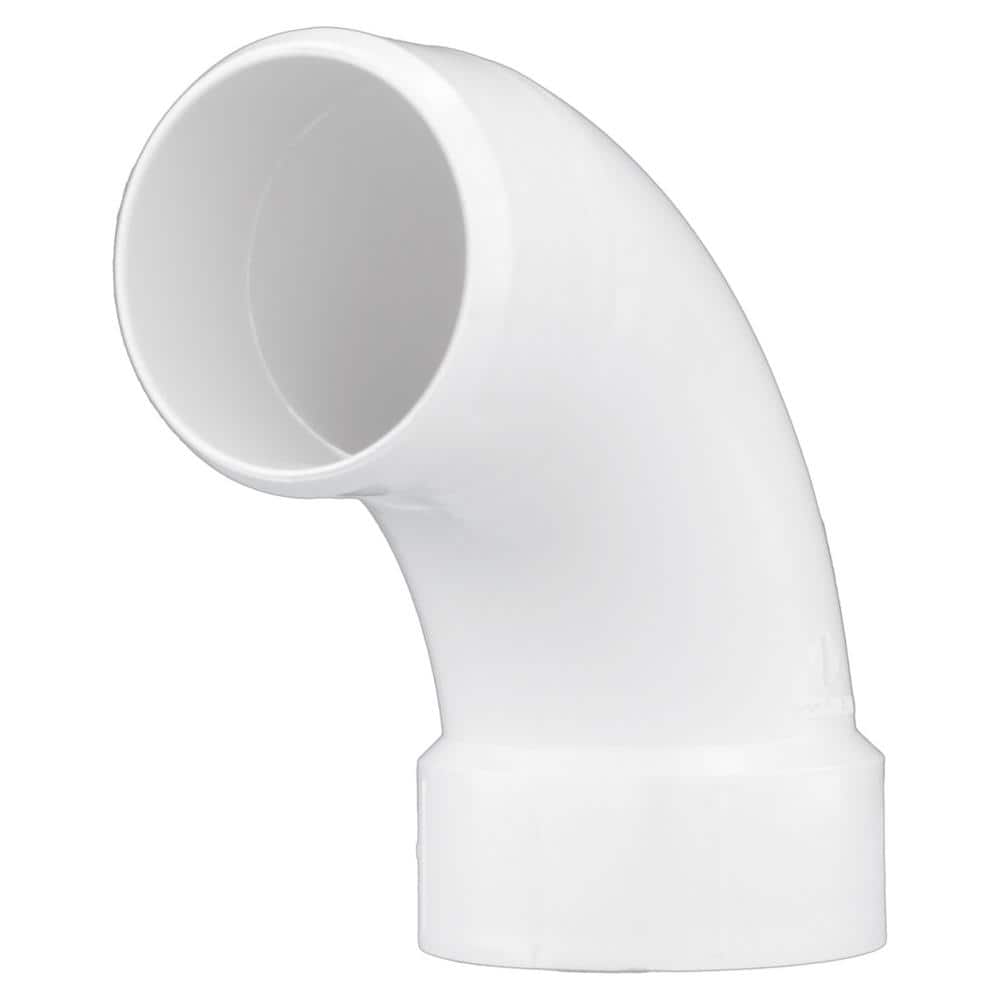 3 in. PVC DWV 90-degree Long Sweep Hub x SPG 1/4 Bend Street Elbow Fitting price history on PriceWatchPro