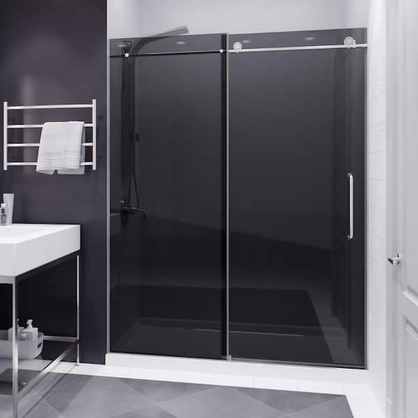 ANZZI Madam 56 to 60 in. by 76 in. Frameless Sliding Shower Door