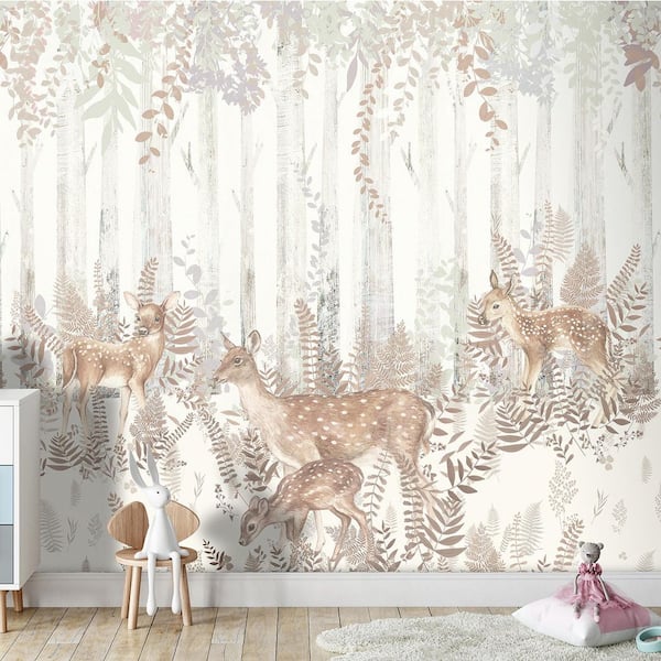 Fawn Meadow Wall Mural
