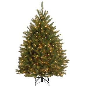 4.5 ft. Dunhill Fir Artificial Christmas Tree with Clear Lights