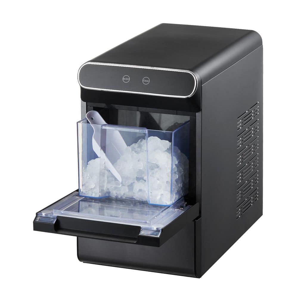 Countertop Ice Maker 9.5 in. 37 lbs. /24 H Auto Self-Cleaning Portable Ice Maker 2 Ways Water Refill Ice Machine, Black