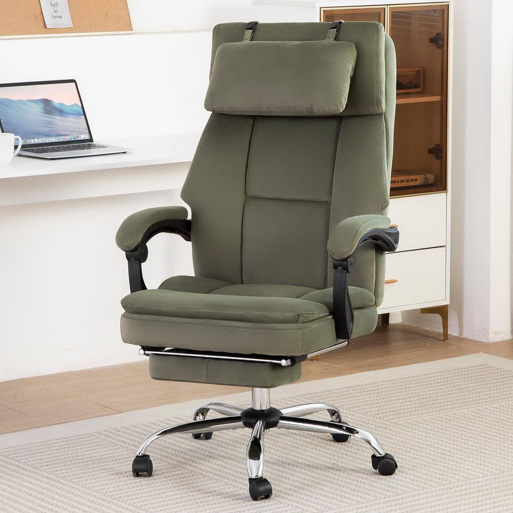 Frosted Velvet Swivel Ergonomic Office Chair Executive Chair High Back Boss