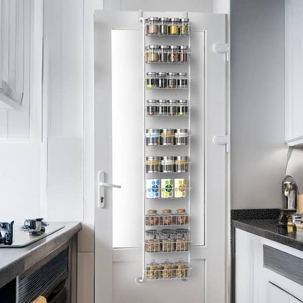 Oumilen 10-Tier Over the Door Pantry Organizer, Hanging Spice Rack