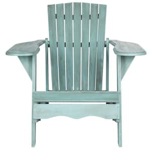 Mopani Beach House Blue Wood Adirondack Chair