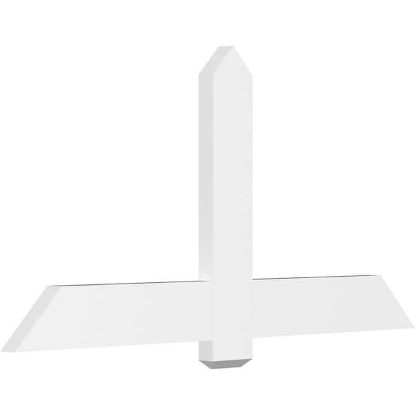 Ekena Millwork Eugene 60 in. W x 30 in. H x 2 in. D Signature Polyurethane Bracket
