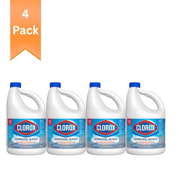 Clorox 121 oz. Concentrated Germicidal Disinfecting Bleach Cleaner (4-Pack)