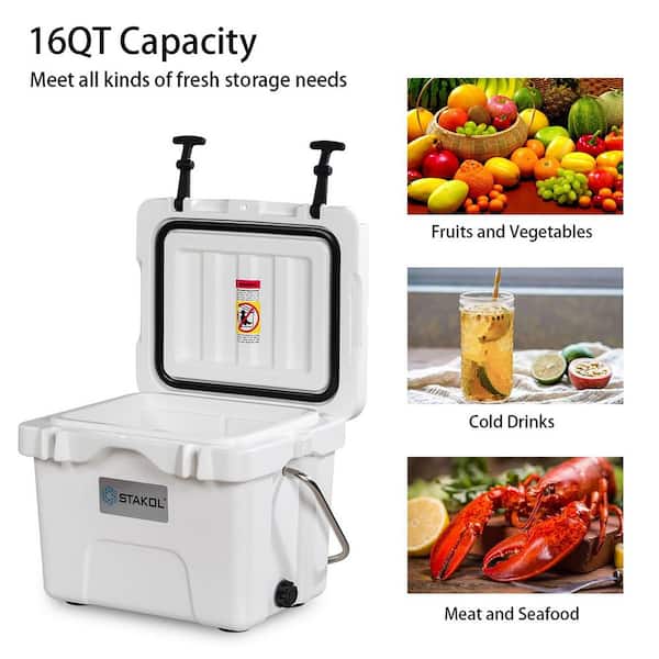 Costway 16 Qt. Food and Beverage Chest Cooler GHMHSKU00581