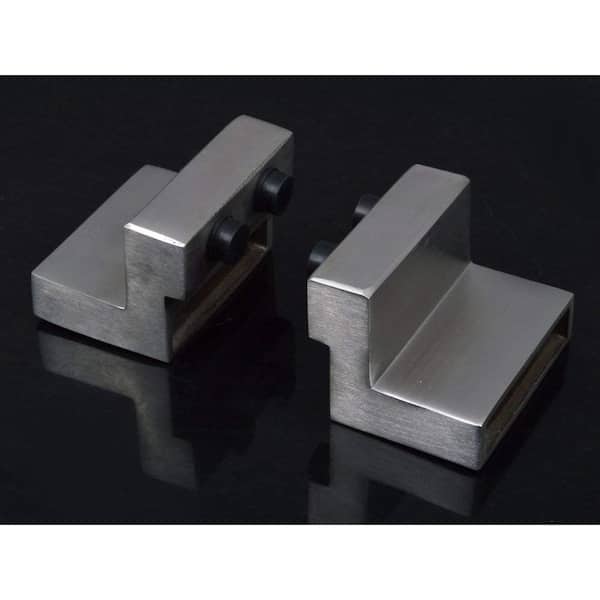 72 in. Stainless Steel Interior Modern Barn Door Closet Track and Hardware Kit 72 in. Stainless Steel Interior Modern Barn Door Closet Track and Hardware Kit